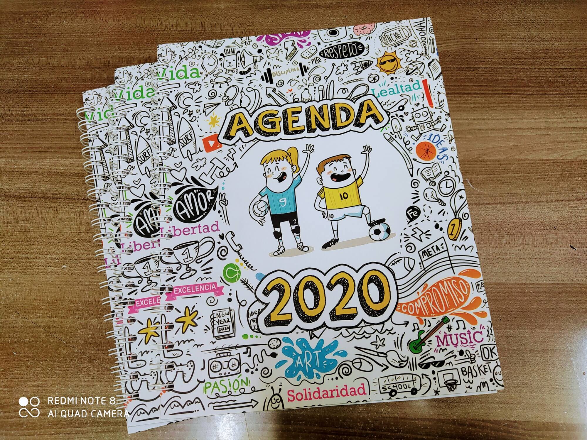 MATERIAL POP – SOUVENIRS: AGENDAS PERSONALIZADAS